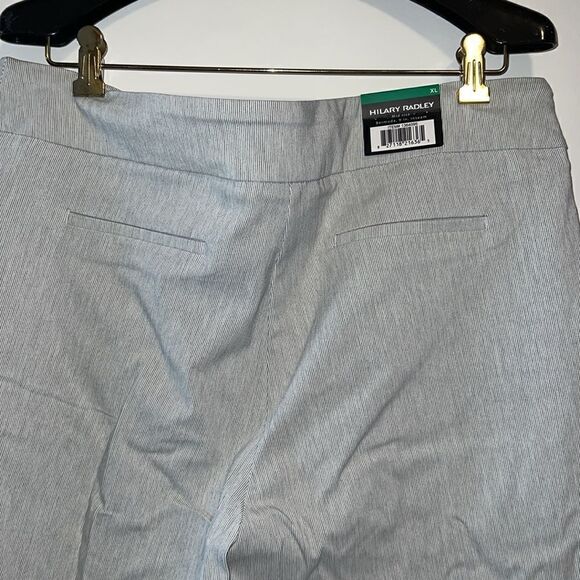 HILARY RADLEY Off-White & Grey Bermuda Pull On Shorts-XL NWT - Picture 6 of 11